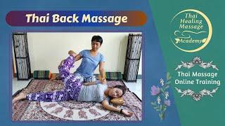 Thai Back Massage Demonstration