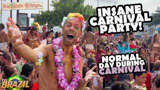 THIS is Rio Carnival  Crazy street party in Copacabana & bloco parade Santa Teresa 2023
