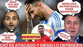 ESPN ALEX PAREJA Y RICKY ORTIZ ATACAN A CR7 Y DEFIENDEN A MESSI DOBLE VARA DE MEDIR