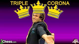 MAGNUS CARLSEN TRIPLE CAMPEÓN DEL MUNDO DE AJEDREZ 2022