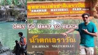 Erawan Waterfall or Erawan National Park way to reach and full detailed video