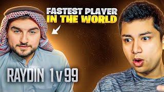 ROLEX REACTS to FASTEST PLAYER IN THE WORLD Raydin 1v99