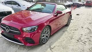 Скоро лето  Начинаем подготовку  MB E200d AMG 4matic cabrio