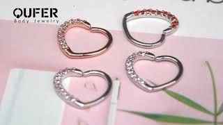 OUFER Cartilage Earrings Helix Piercing Tragus Barbell Inner Conch Piercing Rings Upper Lobe Pierce