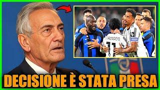 UFFICIALE LA DECISIONE È STATA PRESA DALLA FIGC. JUVENTUS E INTER SECONDA PARTITA DI COPPA ITALIA