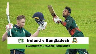 Ireland v Bangladesh 2nd ODI 2023  Match Highlights