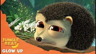Hedgehogs Glow Up - Jungle Beat Munki and Trunk  Kids Animation 2021