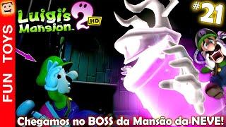 Luigis Mansion 2 #21 - Chegamos no BOSS da Mansão da NEVE Veja o que ele VIROU