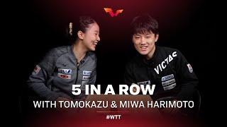 5-in-a-Row Challenge w Tomokazu and Miwa Harimoto 