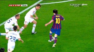 Messi Crazy Match vs Deportivo Home 2009-10 English Commentary HD 1080i50