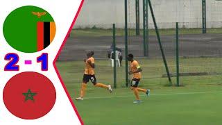 Zambia  Morocco 2 - 1 All Goals & Highlights  International Friendly المغرب  ضد زامبيا