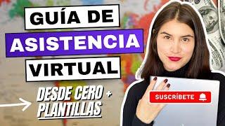 COMO SER ASISTENTE VIRTUAL SIN EXPERIENCIA  Trabajos desde casa  GUÍA + Plantillas