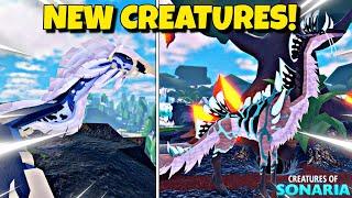 NEW CREATURES are EPIC EXOTIDE and PLIARYS  Creatures of Sonaria