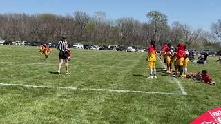 11U LSN Chiefs vs Hit Squad Hogs A Team 7on7’s Football Game #7on7 #7on7football