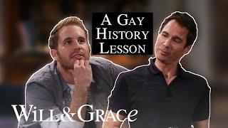 Will Teaches Gay History to his Young Date Ben Platt  Will & Grace 17