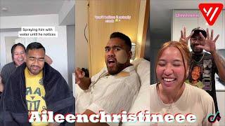 Funny Aileenchristineee TikTok 2023  Aileen and Deven Couple Funny TikToks Videos 2022-2023