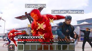 Civil War Airport Scene but its Minecraft