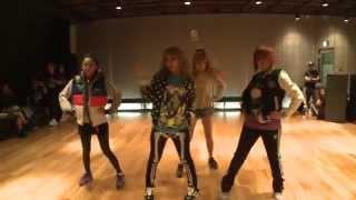 2NE1 I AM THE BEST Choreography Practice Uncut Ver.