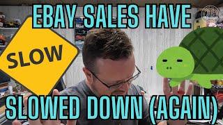 Slow eBay sales this week after awesome sales last week...