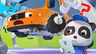 Let’s Repair Tow Truck  Monster Truck  Kids Songs  Car Cartoon  BabyBus