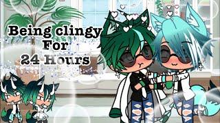 Being clingy For 24 hours Challenge  Gacha Life  Gay  Tatsuki x Knight 