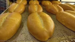 How to Bake 10.000 Traditional Turkish Loaf Bread a Day?  Turkish Bakery