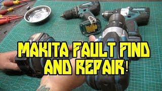 Most common problem with a drill not working Makita 18 volt drill fault finding and repair