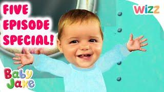 Baby Jake - FIVE Episode Special  Compilation  Cartoons for Kids  @Wizz