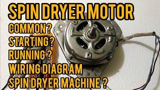 How to test a spin dryer motor