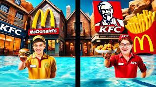 Ανοίξαμε McDonald’s vs KFC στην Πισίνα