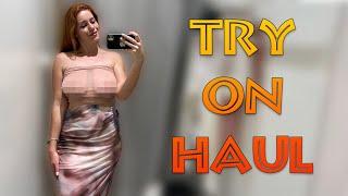 4K See through Clothes Try-on Haul  Transparent Try-on with Katy