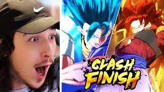 Reacting to Clash Finishes in Dragon Ball Legends
