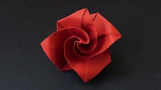 Easy Origami Rose  Simple Paper Flower