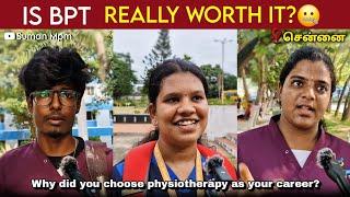 I Interviewed BPT students from the Top Medical University in Chennai  Street Interview