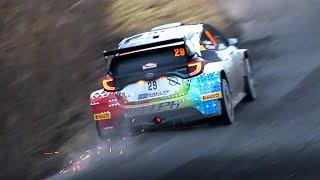 Toyota GR Yaris Rally2 at WRC Monte-Carlo 2024 Starts 3-Cylinder Turbo & Anti-Lag Sound