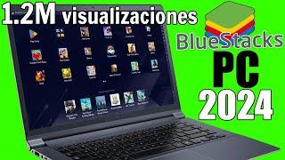  Cómo DESCARGAR BlueStacks para PC ▶  2024  Windows 10  Última Versión 