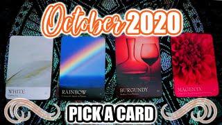 WHATS COMING IN OCTOBER 2020?  PICK A CARD READING 
