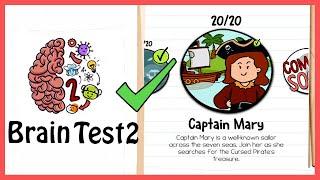 Brain Test 2 Tricky Stories Captain Mary All Levels 1-20 Solution Walkthrough