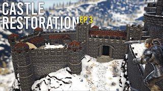 ARK Lost Island - Rebuilding the Snow Castle Ruins Ep 3 Speed Build