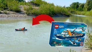 Will this LEGO ship float in a real river?