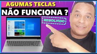 TECLADO NÃO FUNCIONA ALGUMAS TECLAS RESOLVIDO