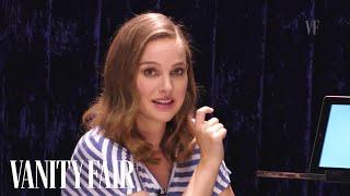 Natalie Portman Teaches You Hebrew Slang  Secret Talent Theatre  Vanity Fair