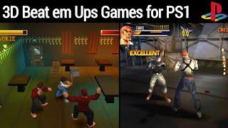 Top 10 Best 3D Beat em Ups Games for PS1