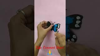 Butterfly  craft #shorts #youtubeshorts #viral