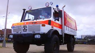 Der Unimog der DLRG Cuxhaven als Lebensretter im Watt