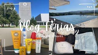 Vlog Férias  3 dias em Chaves  O que levo na mala looks do dia compras Lidl refeições…