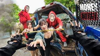 Parkour MONEY HEIST Season 3  POLICE Cant ESCAPE and SURVIVE In REAL LIFE BELLA CIAO REMIX POV