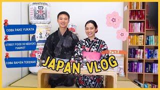 PERTAMA KALI KELILING JEPANG PAKAI YUKATA SAMA ISTRI - JAPAN VLOG PART 2 RIZKA  & SANG HO 