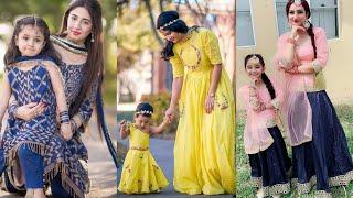 Matching mother daughter dresses 2020  Mom and kid outfit ideas