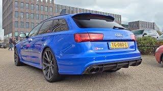 LOUD Audi RS6 Avant C7 w Audi Sport Exhaust REVS Accelerations & More